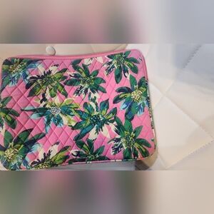 Vera Bradley Tablet Case E-Reader‎ Sleeve Bag Zip-Close Pink Tropical Paradise